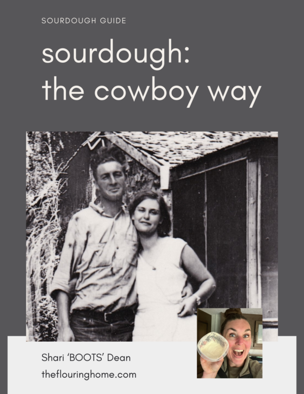 cover image for the cookbook sourdough: the cowboy way